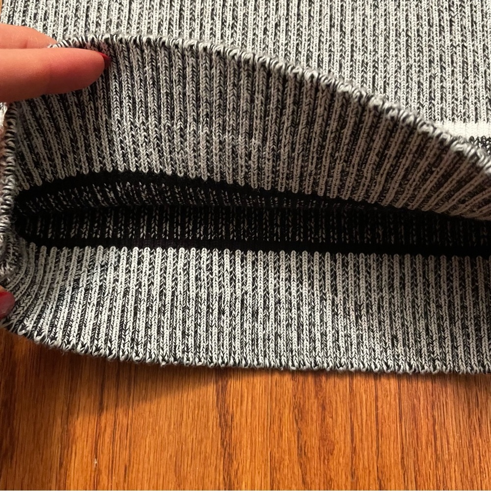 T by Alexander Wang rib knit black white pencil skirt size S - Picture 6 of 10